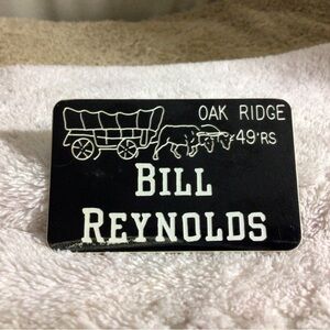 Personalized Black Name Plaque - Bill Reynolds